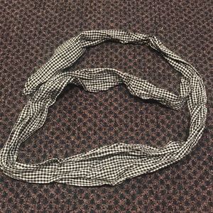 Gingham belt or headband